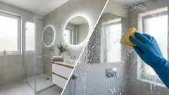 シャワー室がプロの掃除後のように輝く：古い石鹸カスを除去する方法