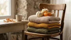 セーター収納の正解は吊るさない？肩の出っ張りを防ぐたたみ方と保管のコツ